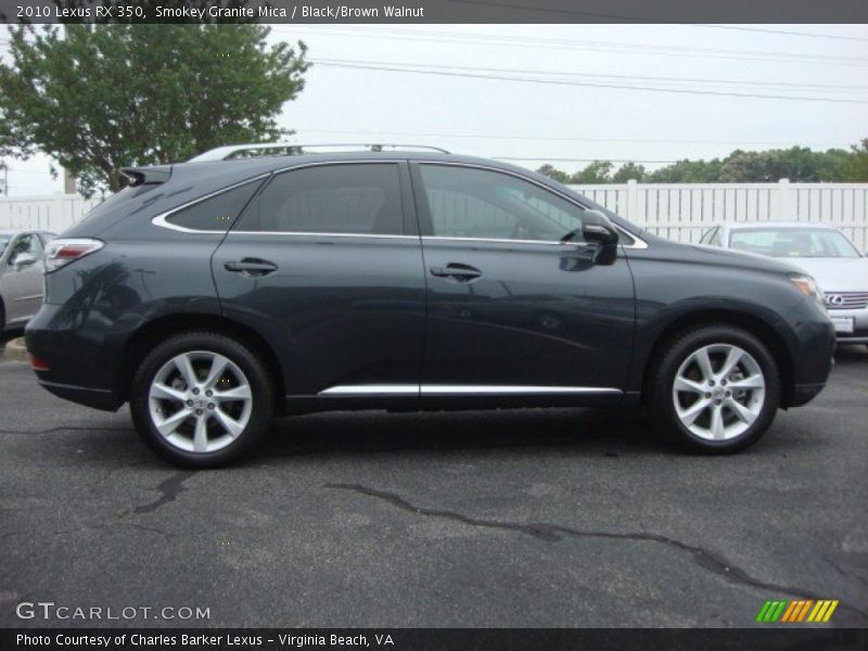 Smokey Granite Mica / Black/Brown Walnut 2010 Lexus RX 350