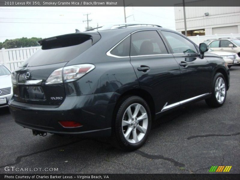 Smokey Granite Mica / Black/Brown Walnut 2010 Lexus RX 350