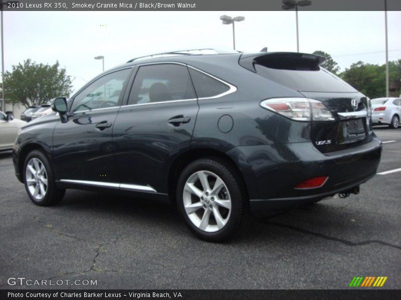 Smokey Granite Mica / Black/Brown Walnut 2010 Lexus RX 350