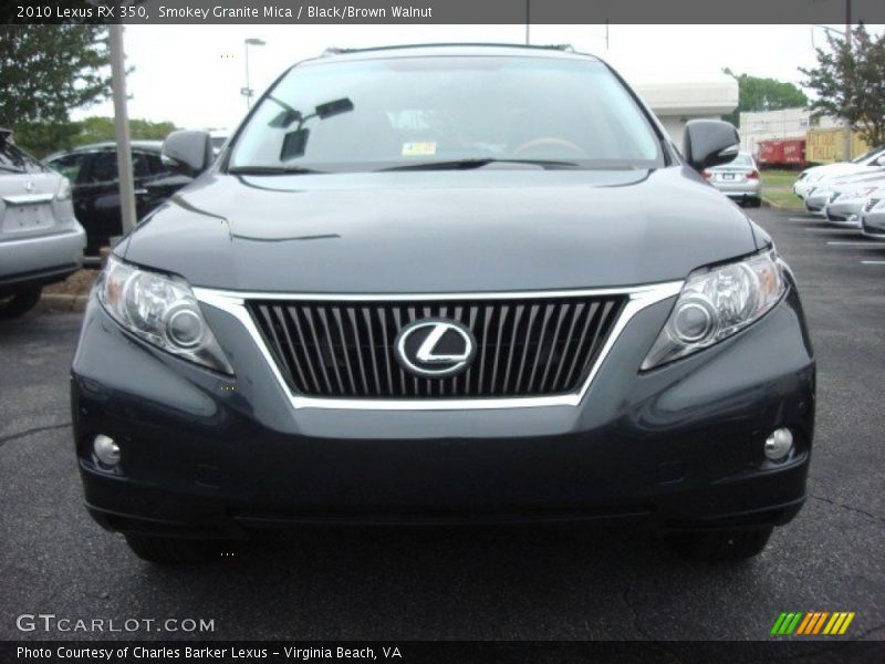 Smokey Granite Mica / Black/Brown Walnut 2010 Lexus RX 350