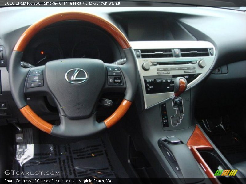 Smokey Granite Mica / Black/Brown Walnut 2010 Lexus RX 350