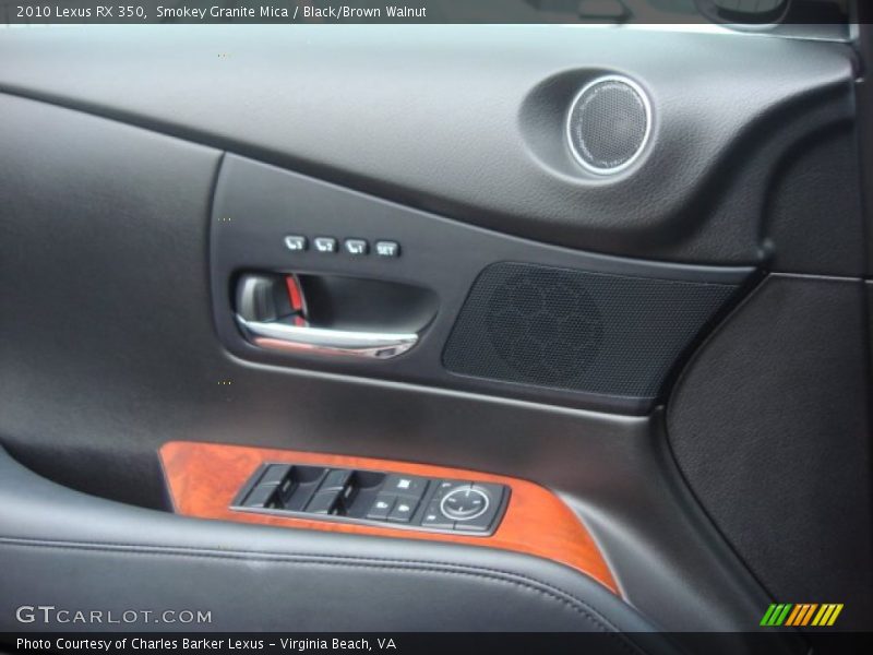 Smokey Granite Mica / Black/Brown Walnut 2010 Lexus RX 350