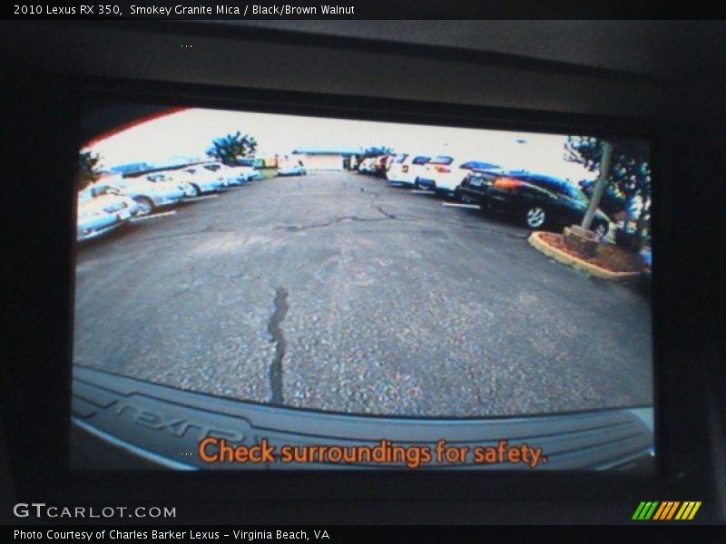 Smokey Granite Mica / Black/Brown Walnut 2010 Lexus RX 350