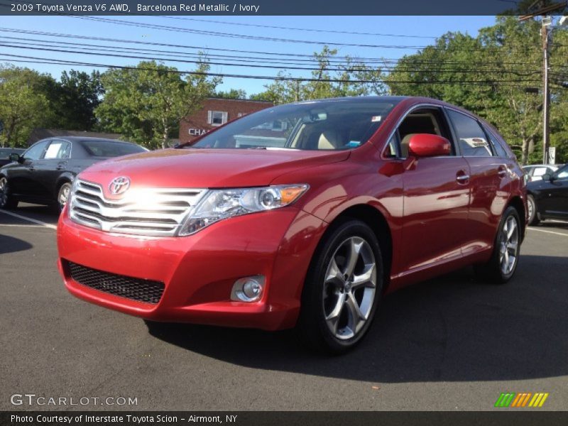 Barcelona Red Metallic / Ivory 2009 Toyota Venza V6 AWD
