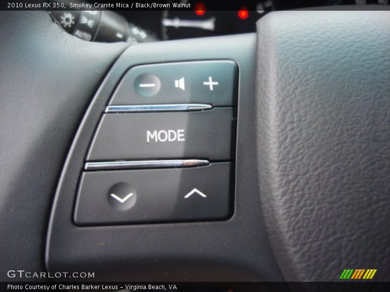 Smokey Granite Mica / Black/Brown Walnut 2010 Lexus RX 350