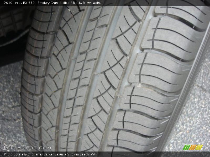Smokey Granite Mica / Black/Brown Walnut 2010 Lexus RX 350