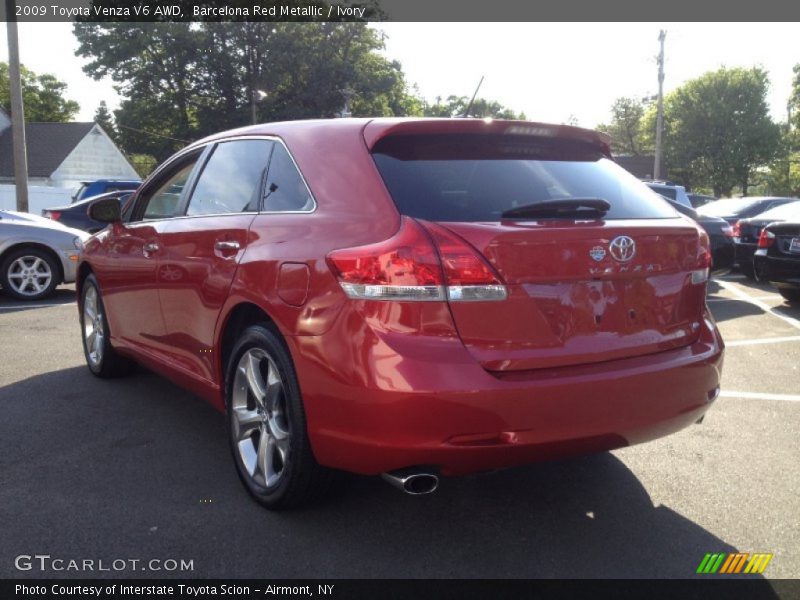 Barcelona Red Metallic / Ivory 2009 Toyota Venza V6 AWD