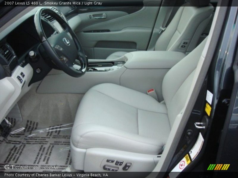 Smokey Granite Mica / Light Gray 2007 Lexus LS 460 L