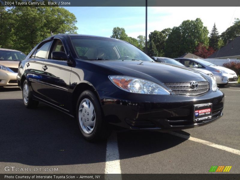 Black / Stone 2004 Toyota Camry LE