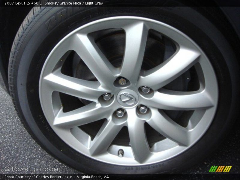 Smokey Granite Mica / Light Gray 2007 Lexus LS 460 L