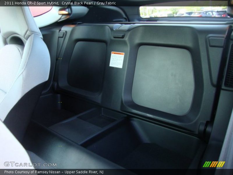 Crystal Black Pearl / Gray Fabric 2011 Honda CR-Z Sport Hybrid