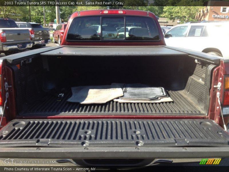Salsa Red Pearl / Gray 2003 Toyota Tundra SR5 TRD Access Cab 4x4