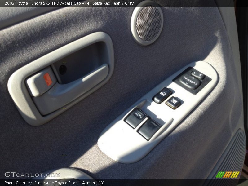 Salsa Red Pearl / Gray 2003 Toyota Tundra SR5 TRD Access Cab 4x4