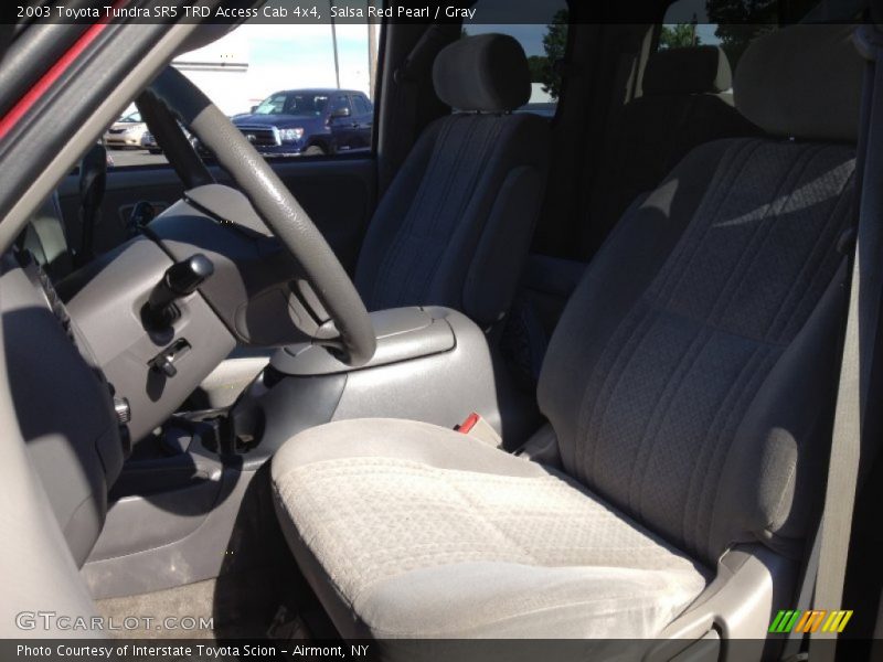 Salsa Red Pearl / Gray 2003 Toyota Tundra SR5 TRD Access Cab 4x4