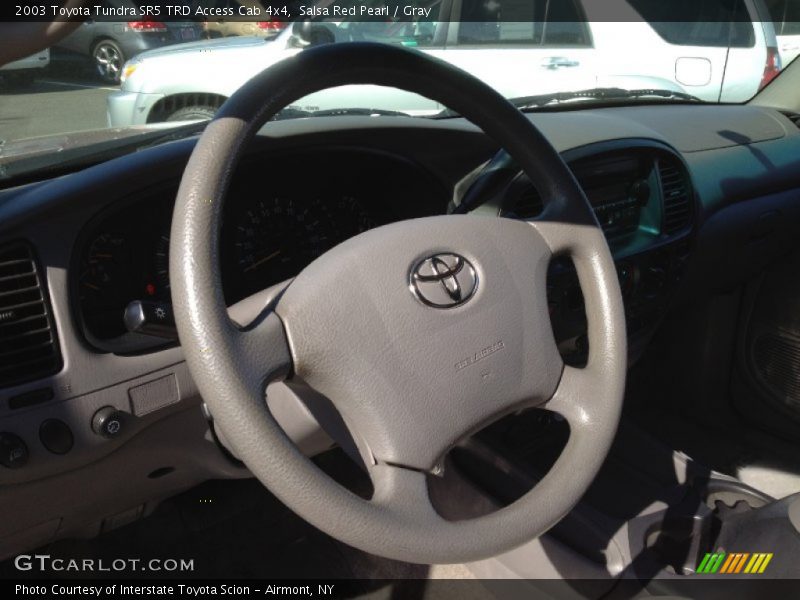 Salsa Red Pearl / Gray 2003 Toyota Tundra SR5 TRD Access Cab 4x4