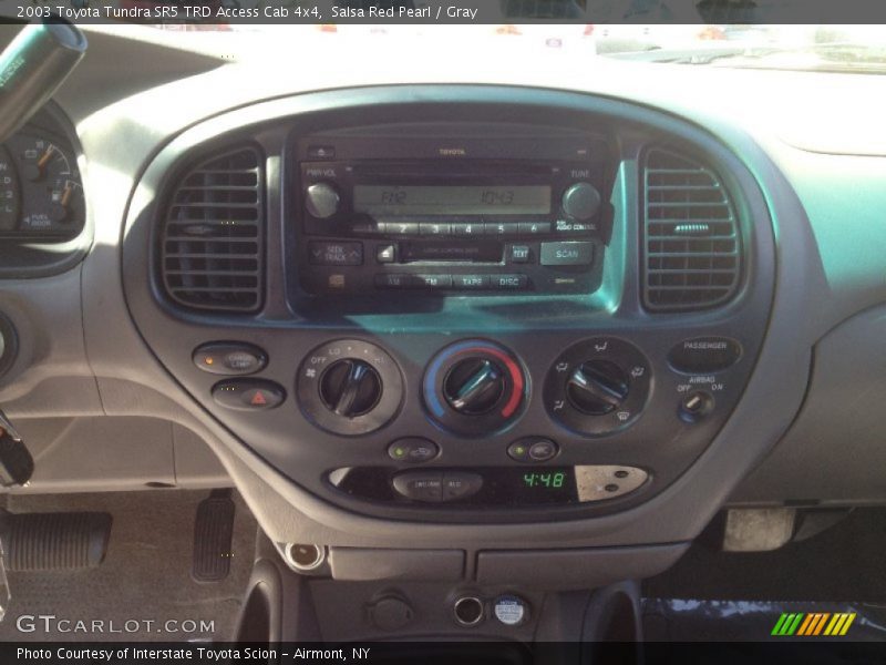 Salsa Red Pearl / Gray 2003 Toyota Tundra SR5 TRD Access Cab 4x4