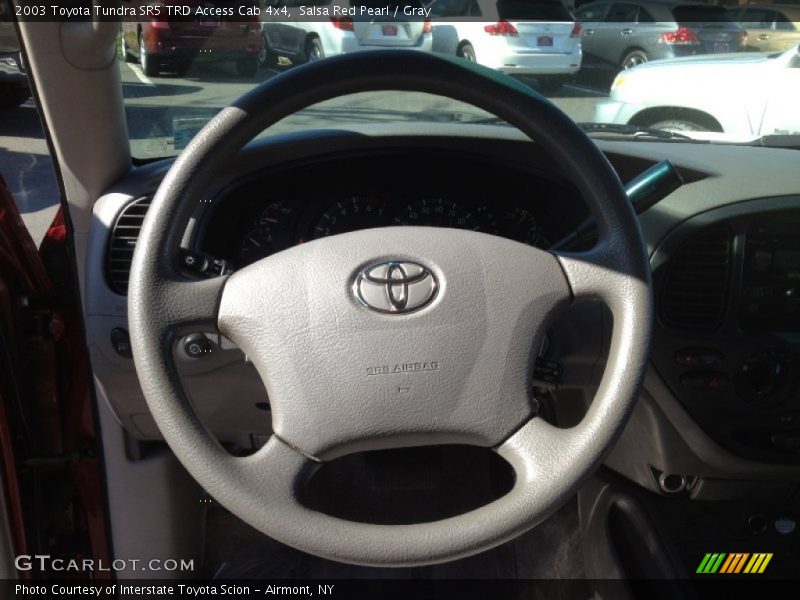 Salsa Red Pearl / Gray 2003 Toyota Tundra SR5 TRD Access Cab 4x4