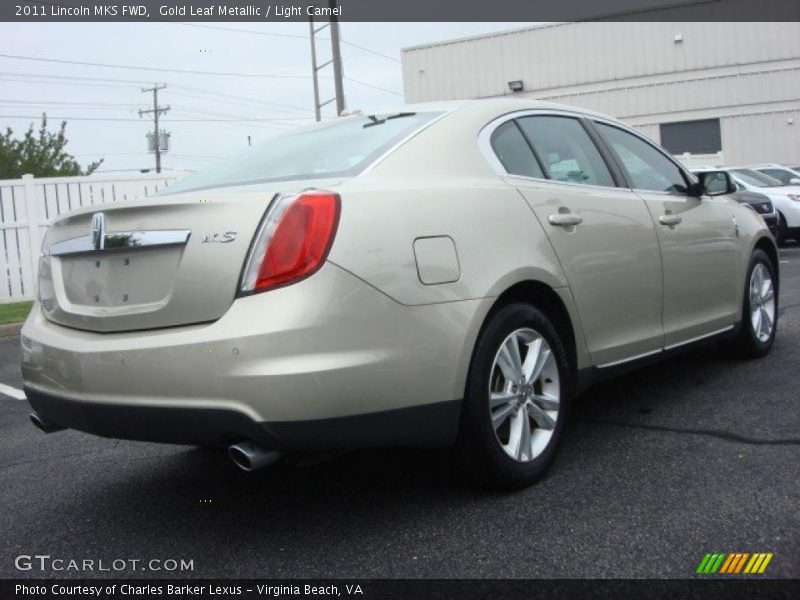 Gold Leaf Metallic / Light Camel 2011 Lincoln MKS FWD