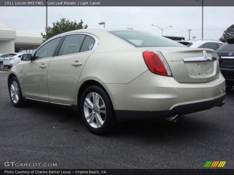 Gold Leaf Metallic / Light Camel 2011 Lincoln MKS FWD