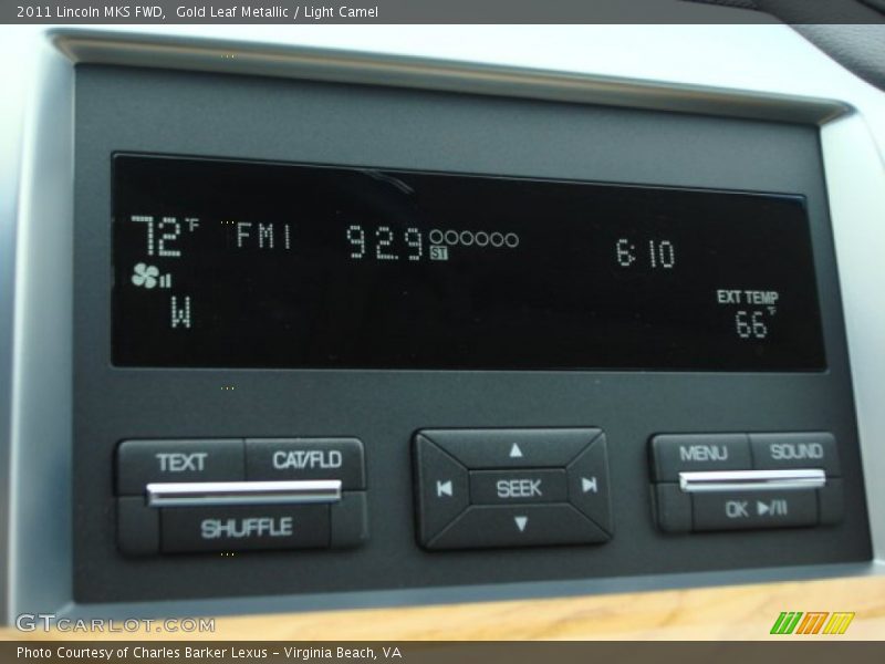 Controls of 2011 MKS FWD