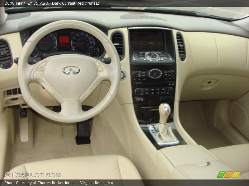 Dashboard of 2008 EX 35 AWD