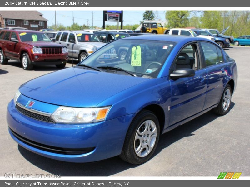 Electric Blue / Grey 2004 Saturn ION 2 Sedan