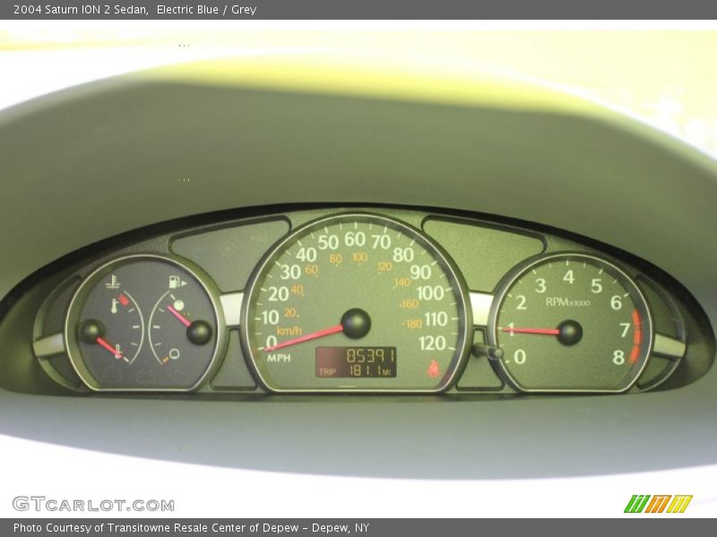 Electric Blue / Grey 2004 Saturn ION 2 Sedan