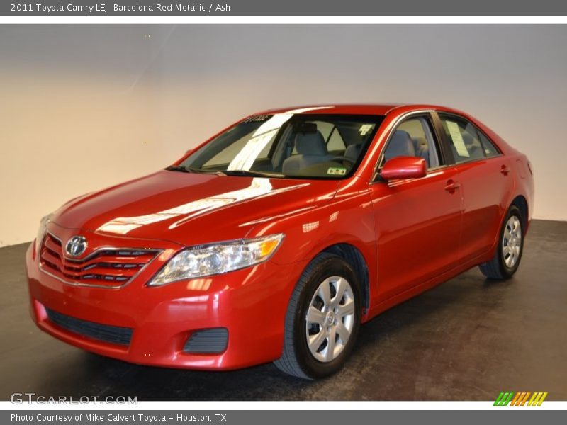 Barcelona Red Metallic / Ash 2011 Toyota Camry LE