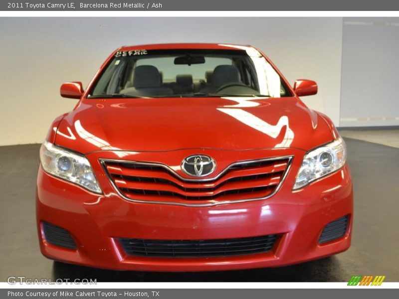 Barcelona Red Metallic / Ash 2011 Toyota Camry LE