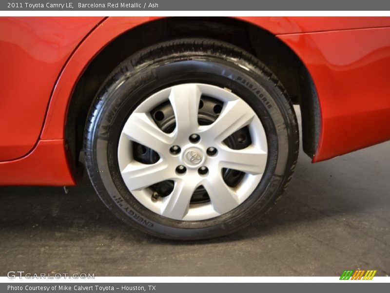 Barcelona Red Metallic / Ash 2011 Toyota Camry LE