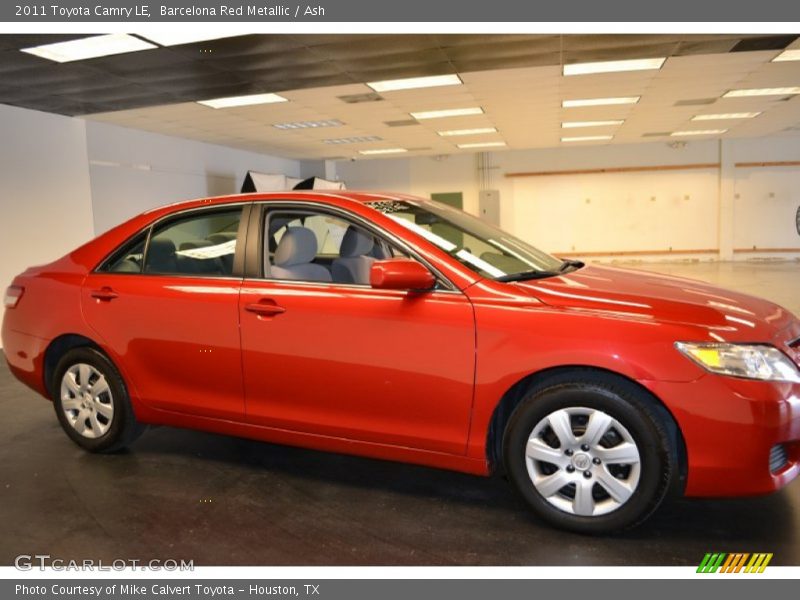 Barcelona Red Metallic / Ash 2011 Toyota Camry LE