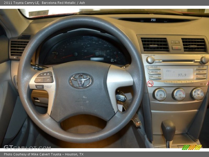 Barcelona Red Metallic / Ash 2011 Toyota Camry LE