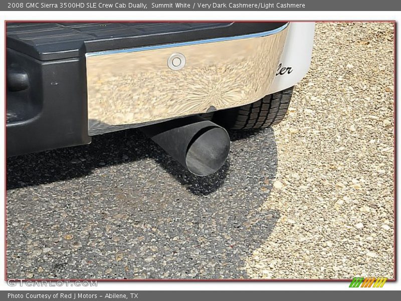 Summit White / Very Dark Cashmere/Light Cashmere 2008 GMC Sierra 3500HD SLE Crew Cab Dually