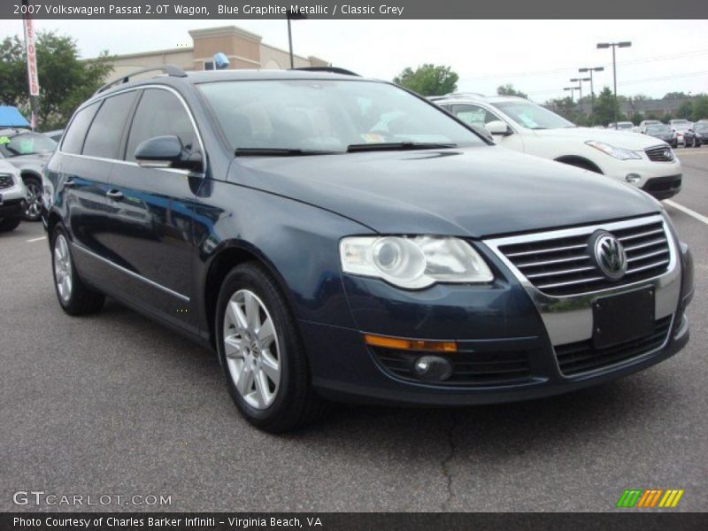 Blue Graphite Metallic / Classic Grey 2007 Volkswagen Passat 2.0T Wagon