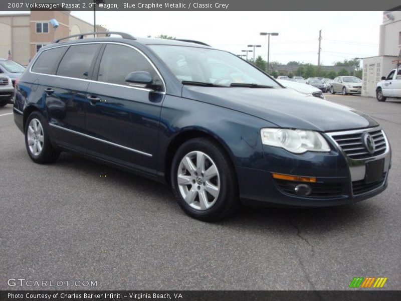 Blue Graphite Metallic / Classic Grey 2007 Volkswagen Passat 2.0T Wagon