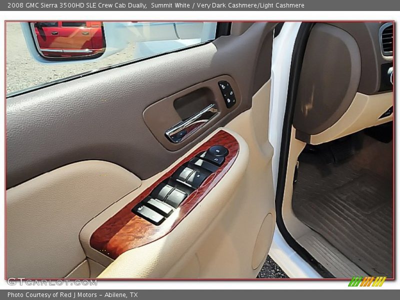 Summit White / Very Dark Cashmere/Light Cashmere 2008 GMC Sierra 3500HD SLE Crew Cab Dually