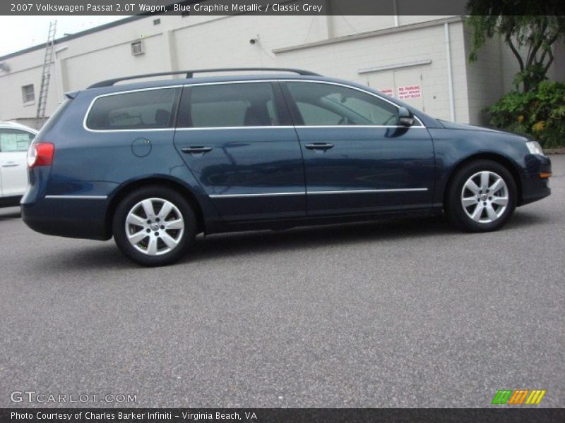 Blue Graphite Metallic / Classic Grey 2007 Volkswagen Passat 2.0T Wagon