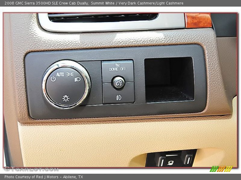 Summit White / Very Dark Cashmere/Light Cashmere 2008 GMC Sierra 3500HD SLE Crew Cab Dually