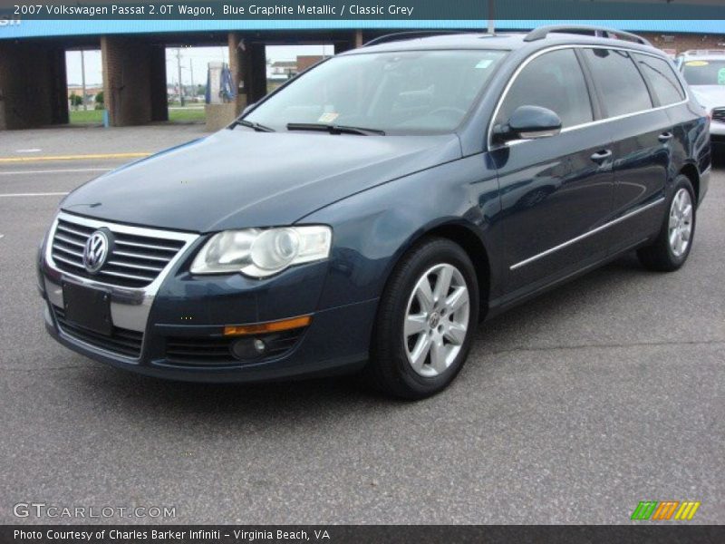 Blue Graphite Metallic / Classic Grey 2007 Volkswagen Passat 2.0T Wagon