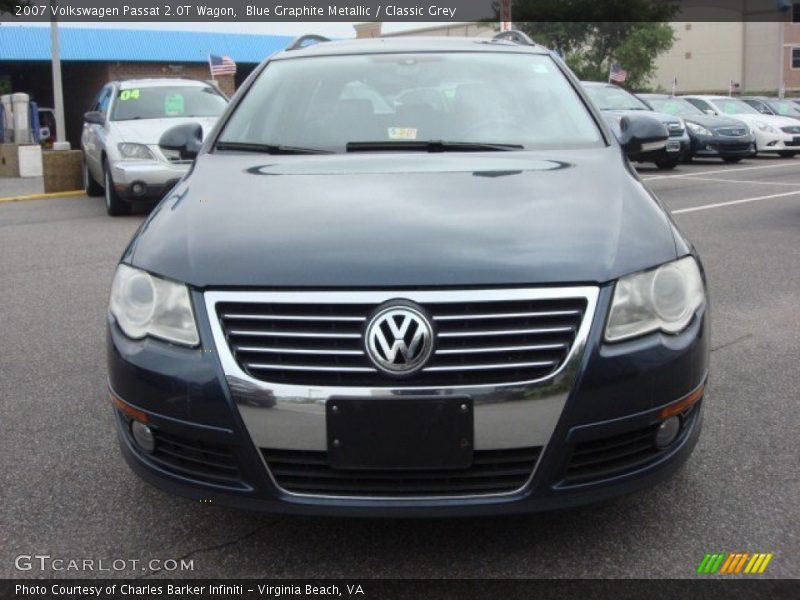Blue Graphite Metallic / Classic Grey 2007 Volkswagen Passat 2.0T Wagon