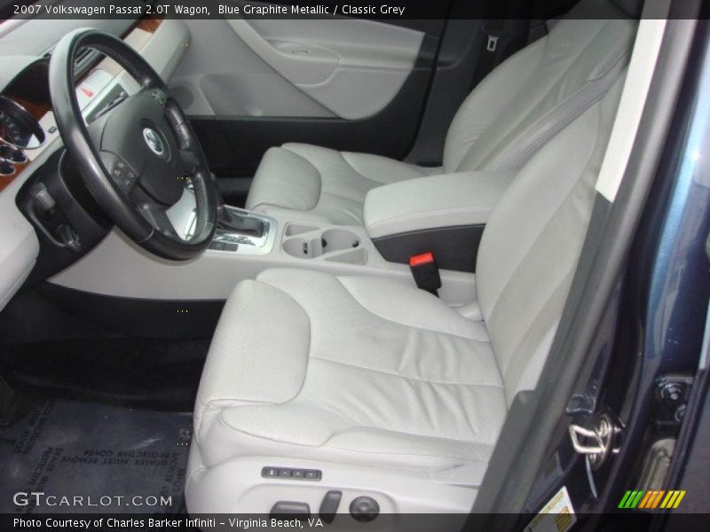 Blue Graphite Metallic / Classic Grey 2007 Volkswagen Passat 2.0T Wagon