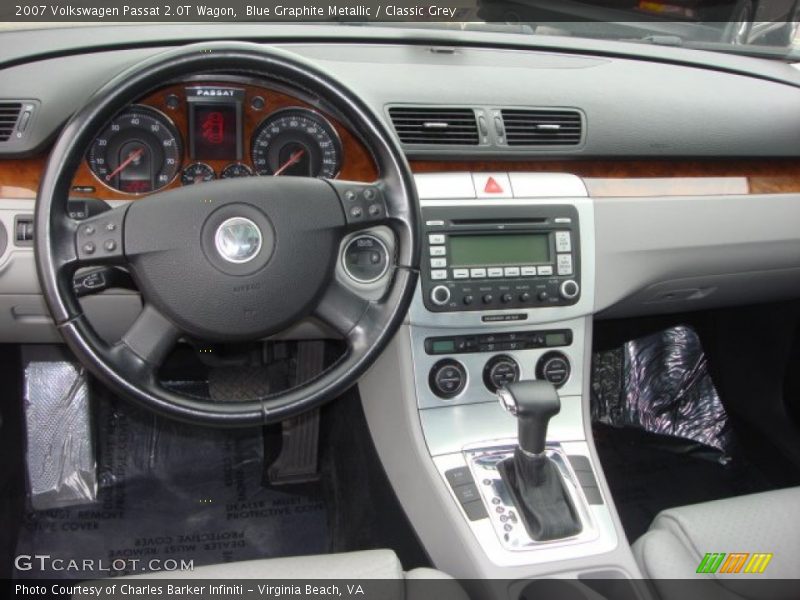 Blue Graphite Metallic / Classic Grey 2007 Volkswagen Passat 2.0T Wagon