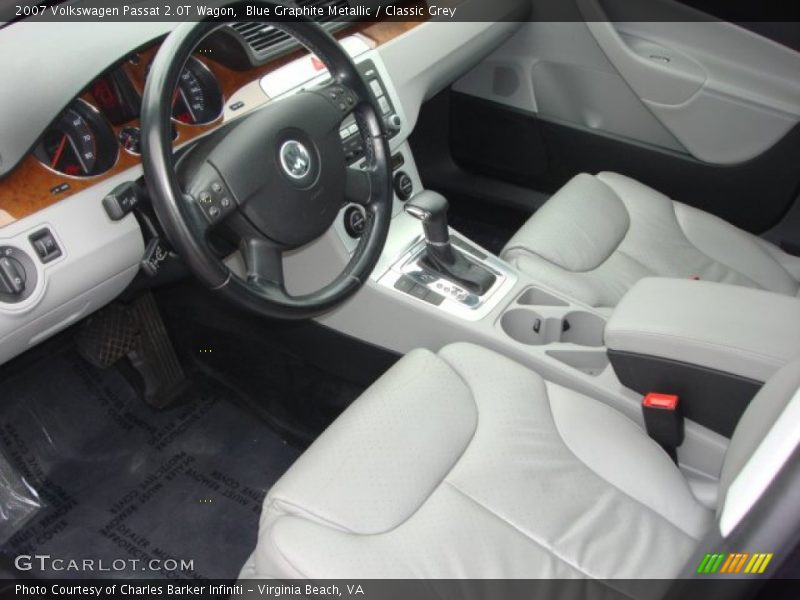 Blue Graphite Metallic / Classic Grey 2007 Volkswagen Passat 2.0T Wagon