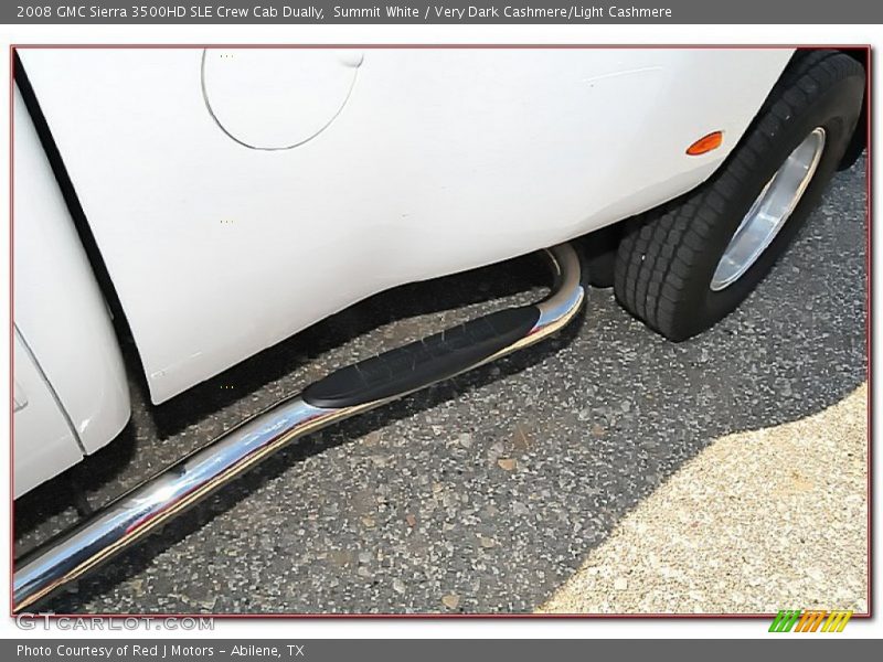 Summit White / Very Dark Cashmere/Light Cashmere 2008 GMC Sierra 3500HD SLE Crew Cab Dually