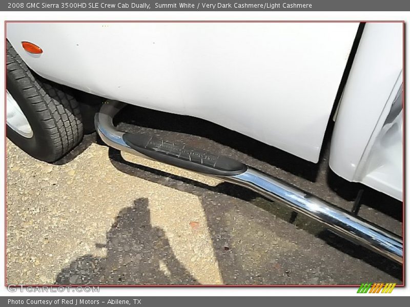 Summit White / Very Dark Cashmere/Light Cashmere 2008 GMC Sierra 3500HD SLE Crew Cab Dually