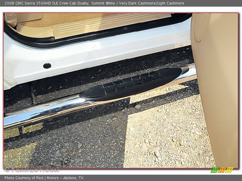 Summit White / Very Dark Cashmere/Light Cashmere 2008 GMC Sierra 3500HD SLE Crew Cab Dually