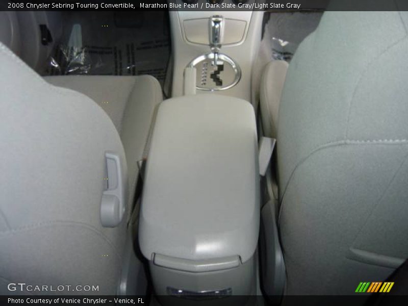 Marathon Blue Pearl / Dark Slate Gray/Light Slate Gray 2008 Chrysler Sebring Touring Convertible