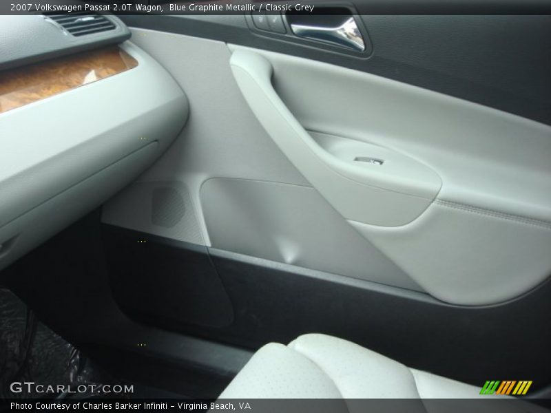 Blue Graphite Metallic / Classic Grey 2007 Volkswagen Passat 2.0T Wagon