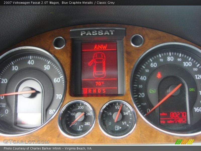 Blue Graphite Metallic / Classic Grey 2007 Volkswagen Passat 2.0T Wagon