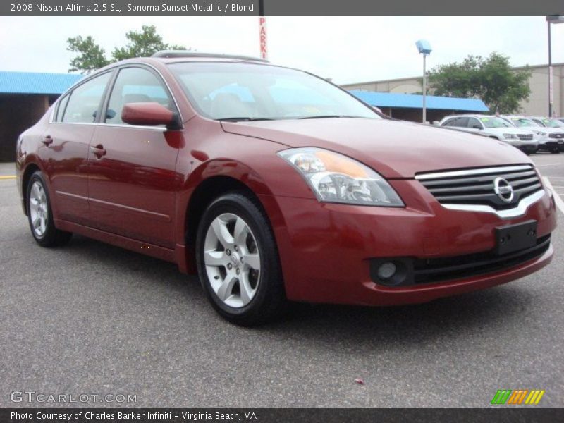 Sonoma Sunset Metallic / Blond 2008 Nissan Altima 2.5 SL